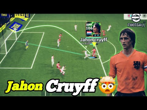 JOHAN CRUYFF + R.SANANTA ⚡️ PLAYER CARD REVIEW IN EFOOTBALL MOBILE 26🥶