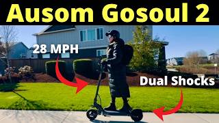 NEW Ausom Gosoul 2 Electric Scooter Review & Ride Along