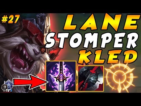 BEST Low Elo LANE STOMPER! Kled with PtA and Youmuus Ghostblade | Iron IV to Diamond Ep #27