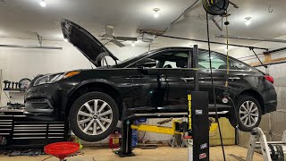 🔧 Hyundai Sonata, Kia Optima transmission fluid change A6MF2 2010-2018