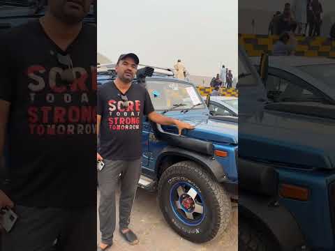 Modified Suzuki Jimny with Potohar frame at Lahore Car Mela 2024!