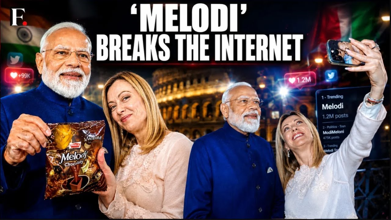 Modi Gifts Melody Toffee to Giorgia Meloni During High Stakes Italy Visit |LIVE: 'Melodi' Diplomacy