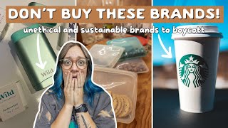 Brands and products I no longer buy as an environmentalist