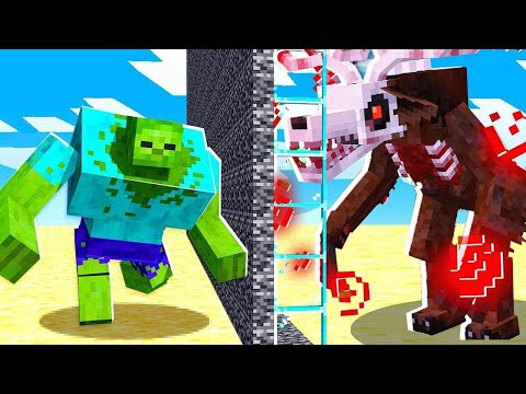 Insane A4 Arcade Minecraft Mob Battle