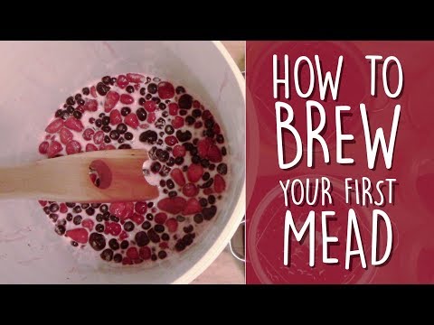 How to make your first mead: Viking Blod clone recipe with grocery ingredients | How to brew mead!