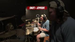 Snot - Joyride. #drums #drumcover #drumming #snot #numetal #metalhead
