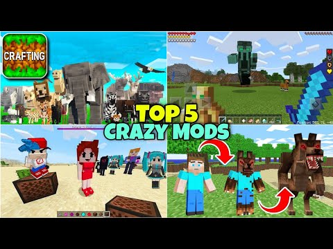 Top 5 New Mods For Crafting And Building | 5 New Minecraft Mods For Crafting And Building