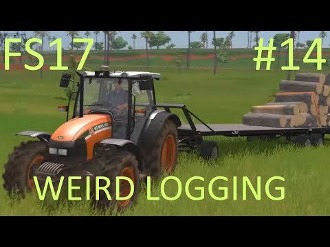 Farming Simulator 2017 Platinum Edition | WEIRD LOGGING | Estancia Lapacho | Episode 14