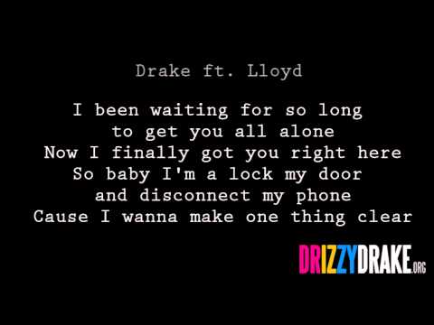 Drake ft. Lloyd - A Night Off Lyrics [VIDEO]