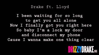 Drake ft. Lloyd - A Night Off Lyrics [VIDEO]