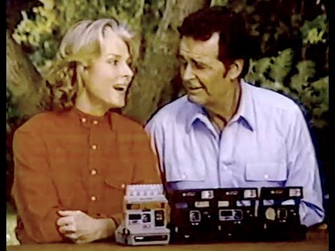 Polaroid Instant Camera * Retro TV Commercial 1982 * Smile Back * James Garner * Mariette Hartley