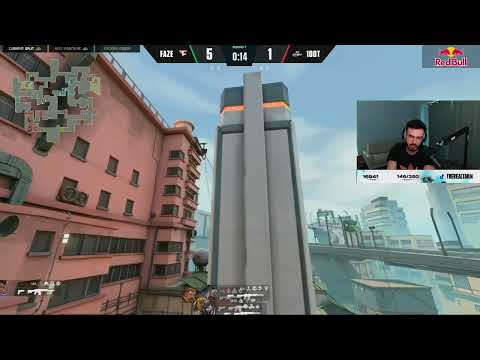 Tarik Reacts to FaZe vs 100T in VCT Watch Party