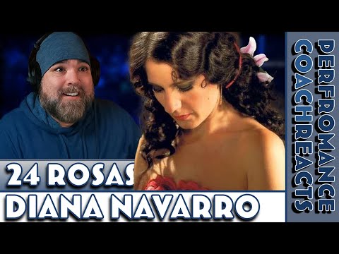 Diana Navarro - 24 Roses (First Time Reaction) #diananavarro #diananavarroreactions