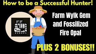 Best Farm for Wylk Gem and Fossilized Fire Opal ( Trade Items ) ~~ MH Wilds with BONUS ITEMS!!