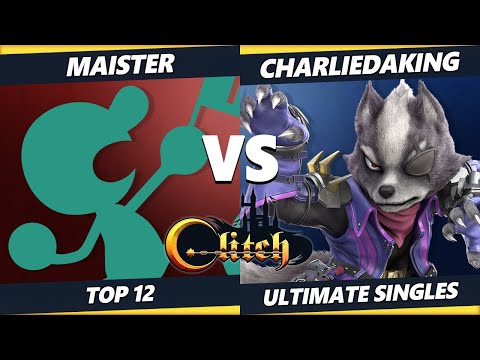 Glitch Konami Code Top 12 - Maister (Game & Watch) Vs. Charliedaking (Wolf) Smash Ultimate Tournamen