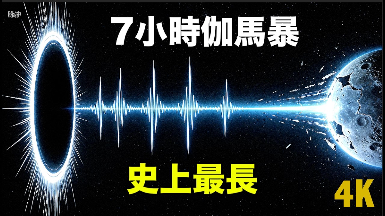 史上最長伽馬暴:宇宙連敲門 7 小時|The Longest Gamma-Ray Burst Ever: 7 Hours of Pulses