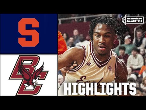 Syracuse Orange vs. Boston College Eagles | Full Game Highlights | ESPN College Basketball