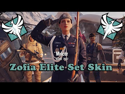 Zofia Elite Skin Gameplay and MVP - Rainbow Six Siege