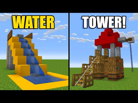 Minecraft: 20+ Playground Build Hacks!