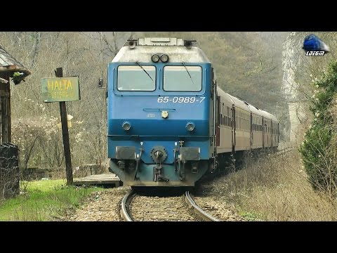 Trafic Feroviar in Muntii Apuseni - Rail Traffic in Apuseni Mountains - 28 February 2014