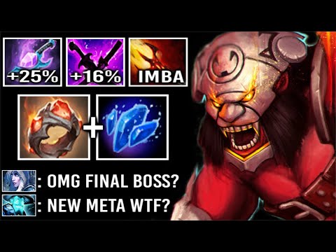 NEW CRAZY STYLE 7.29 Giants Ring + Arcane Blink Magic Axe Insane Burst Carry All Team WTF Dota 2