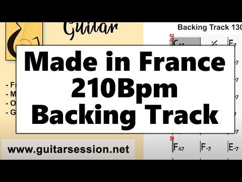 Made in France Backing Track 210bpm