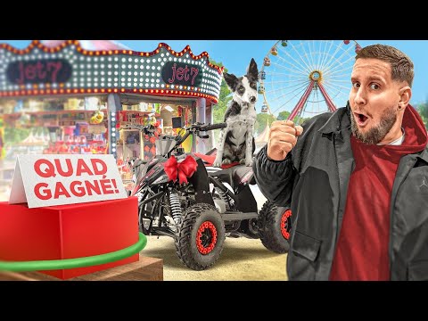 We WIN a HUGE QUAD BIKE + 20 PRIZES at the FUNFAIR 🎡 (The fairground owner hates us, it's official)