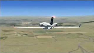 Flight Simulator X - Carson City to Reno full 10 minutes flight