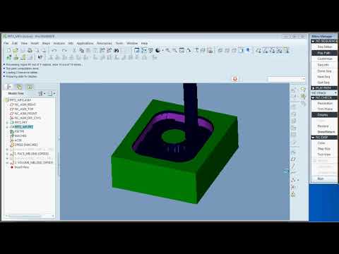 CNC Part Programming using ProE - Part 4