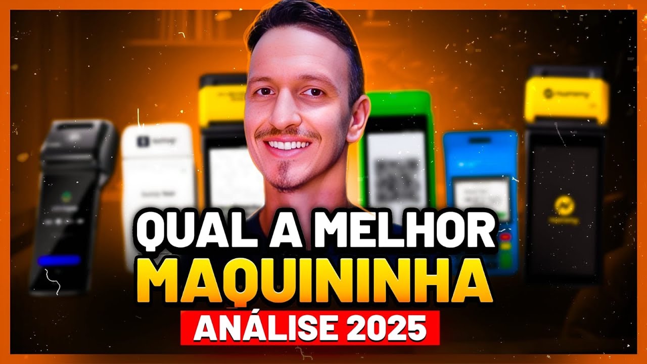 Qual a MELHOR MÁQUINA de Cartão em 2025 - TOP 7 melhores em taxas e serviços