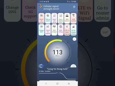 Cellular signal strength meter Video