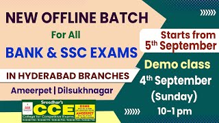 Best Bank, FCI and SSC Coaching Institute in Hyderabad | Best SBI PO, SBI SO/Clerk Coaching Center