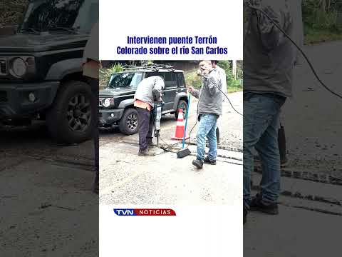 INTERVIENEN PUENTE TERRÓN COLORADO SOBRE EL RÍO SAN CARLOS | TVN NOTICIAS