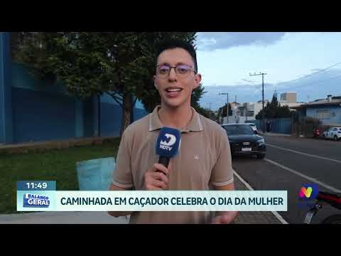 Prefeitura de Caçador promove caminhada pelo Dia da Mulher