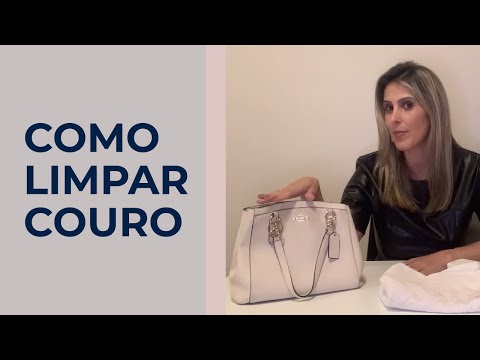 Como limpar bolsa de couro