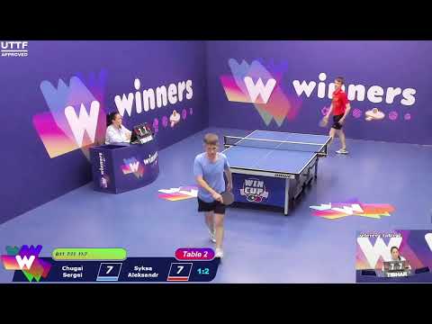 WINners CUP table 2  11.11 Chugai Sergei - Syksa Aleksandr 21:45