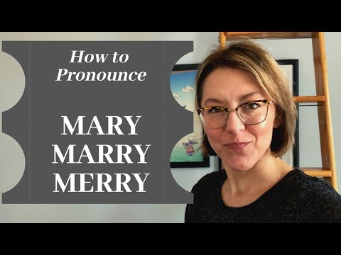 Learn to Pronounce MARY 🙎🏻‍♀️ MERRY 🥳  MARRY 👰🏽🤵🏾 American #English Homophone Pronunciation Lesson