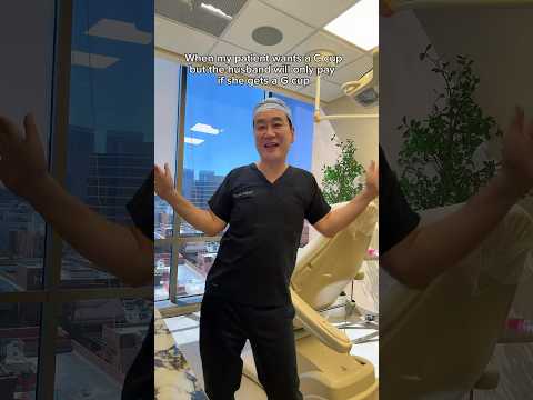 When the husband wont pay unless it’s a G cup 🥴