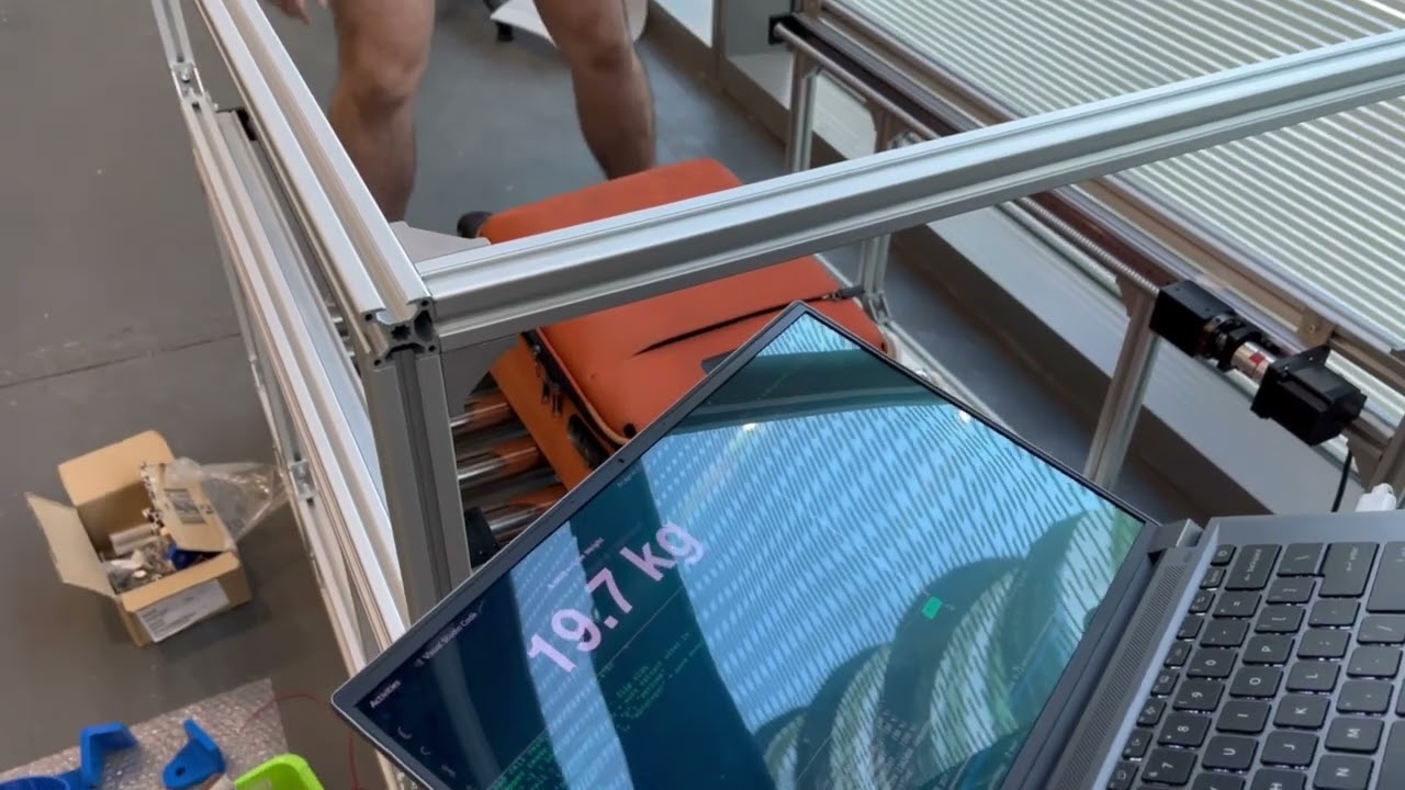 Real Time Baggage Weighing for 20.2 kg Luggage