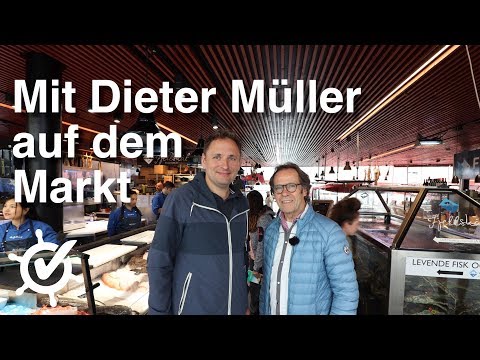 Mit Dieter Müller auf dem Markt in Bergen - Vlog #3 - MS Europa (2018), Norwegenkreuzfahrt