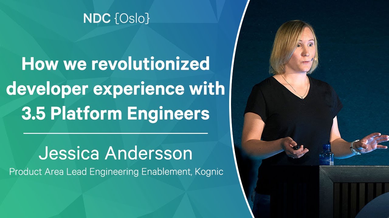 How we revolutionized developer experience with 3.5 Platform Engineers - Jessica Andersson