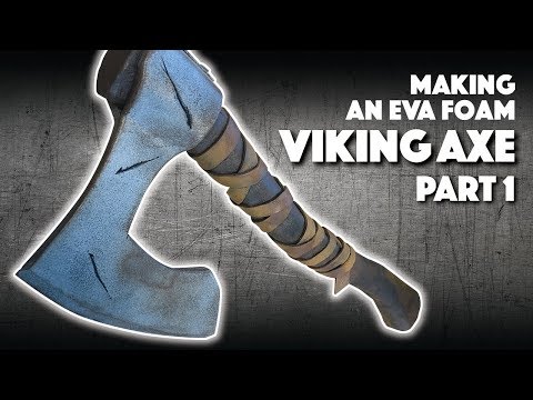 Making An EVA Foam Viking Axe Part 1