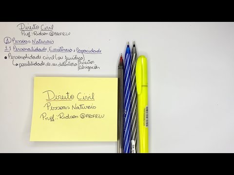 Direito Civil - Pessoas Naturais - Personalidade Civil - Capacidade - Direitos da Personalidade