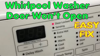 ✨ Whirlpool Washer Door Won’t Open - EASY FIX ✨