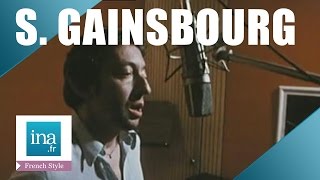 Serge Gainsbourg  records “Je suis venu te dire que je m’en vais” | INA Archive