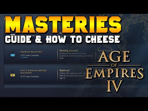 Masteries Guide & How to Cheese Them in Age of Empires 4