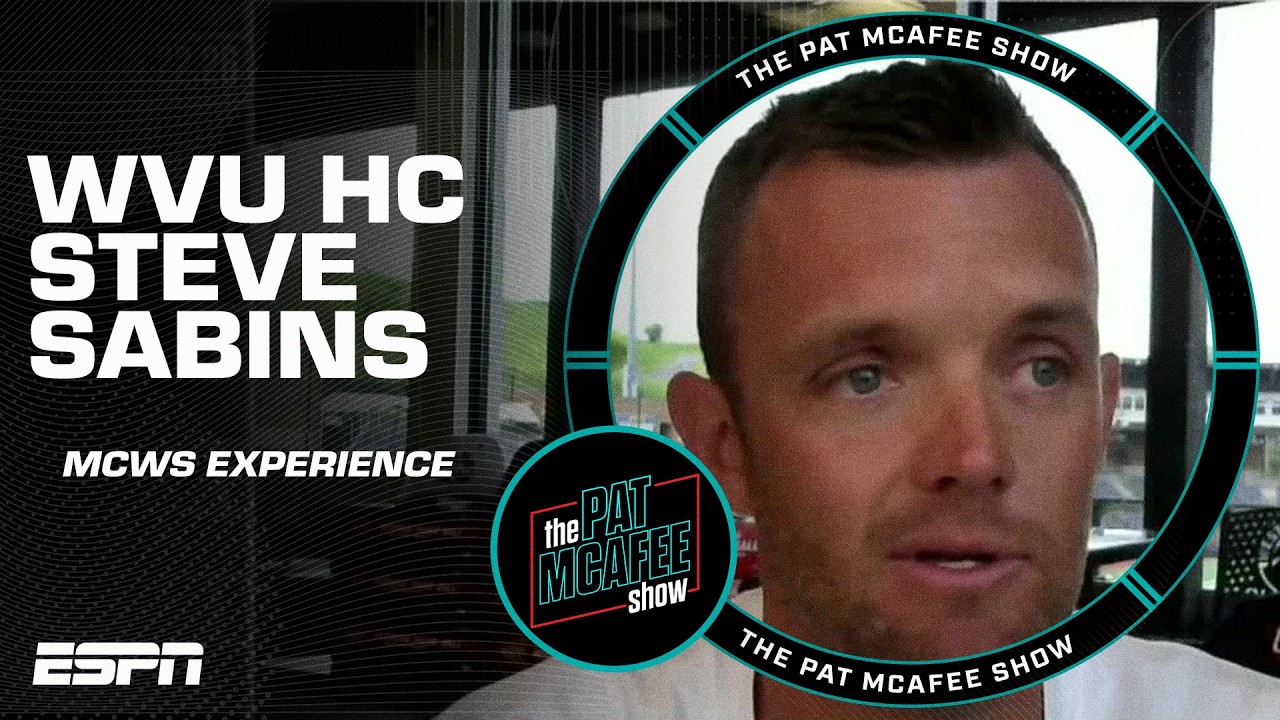 West Virginia baseball HC Steve Sabins describes the MCWS experience ⚾ | The Pat McAfee Show