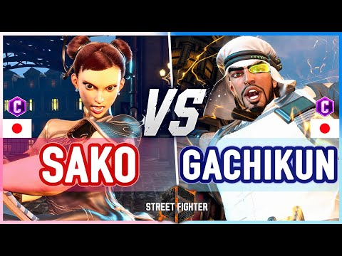 SF6 🔥 Sako (Chun-Li) vs Gachikun (Rashid) 🔥 Street Fighter 6
