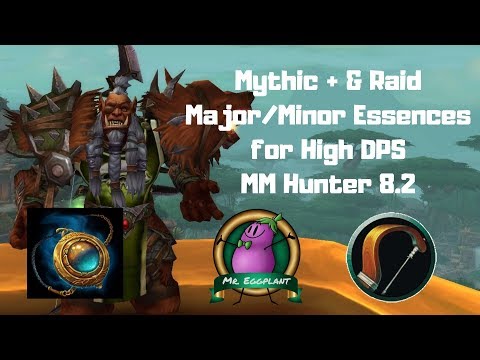NEW Mythic + & Raiding Essences for MM Hunters | World of Warcraft 8.2+