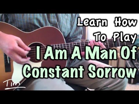 I Am A Man Of Constant Sorrow Dan Tyminski Oh Brother Where Art Thou Guitar Lesson, Chords, Tutorial